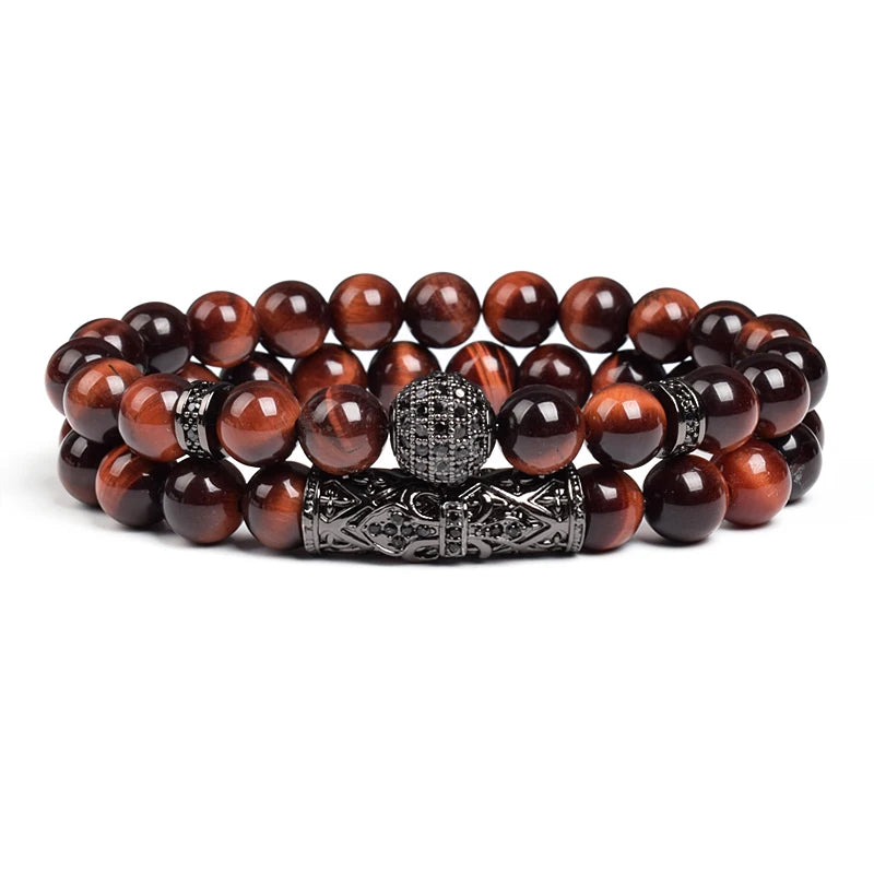 Tiger Eye Stone Beads Bracelet