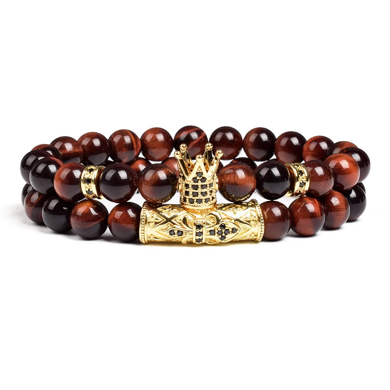 Tiger Eye Stone Beads Bracelet
