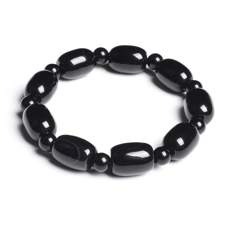 Natural Stone Beads Green Agates Charm Bracelets