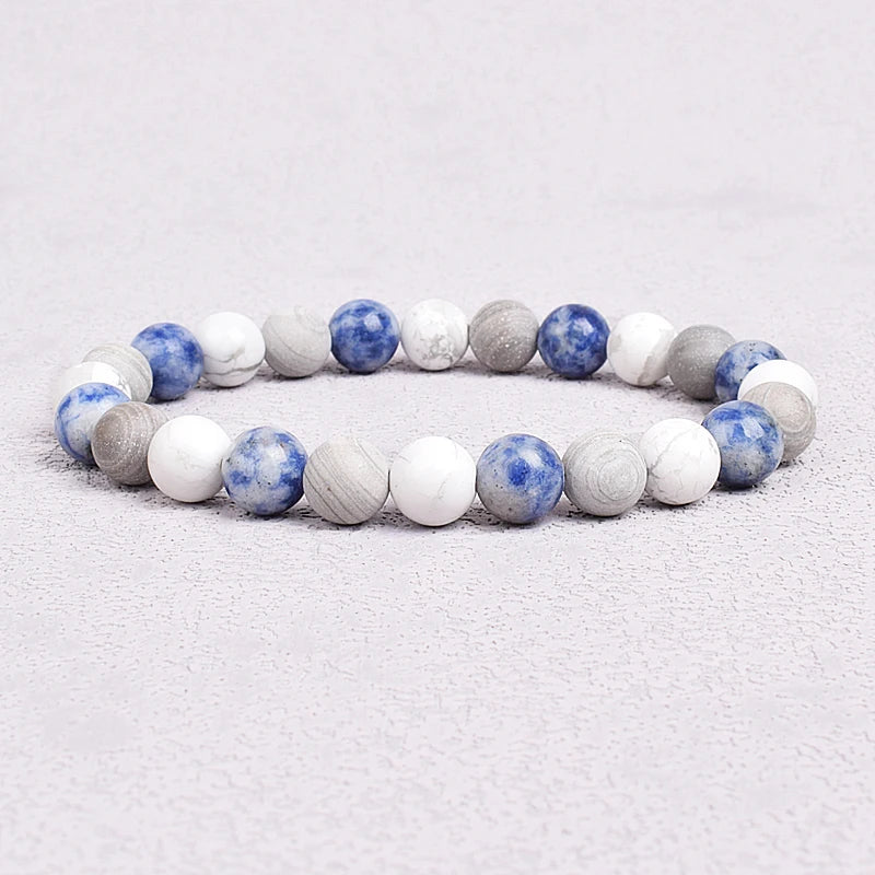 Natural Stones Beads Bracelets On Hand