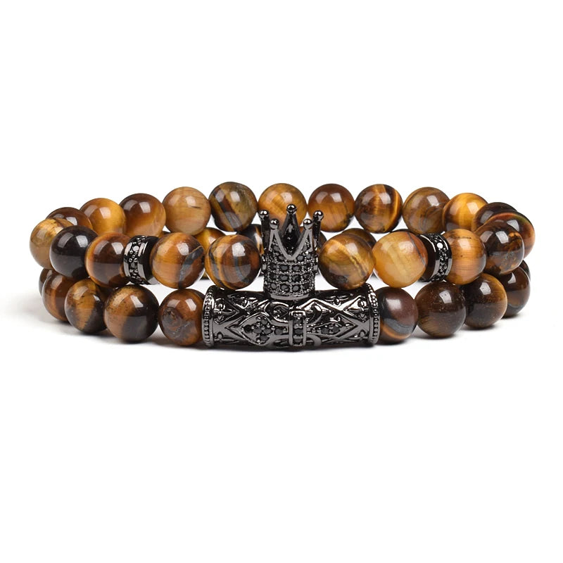 Tiger Eye Stone Beads Bracelet