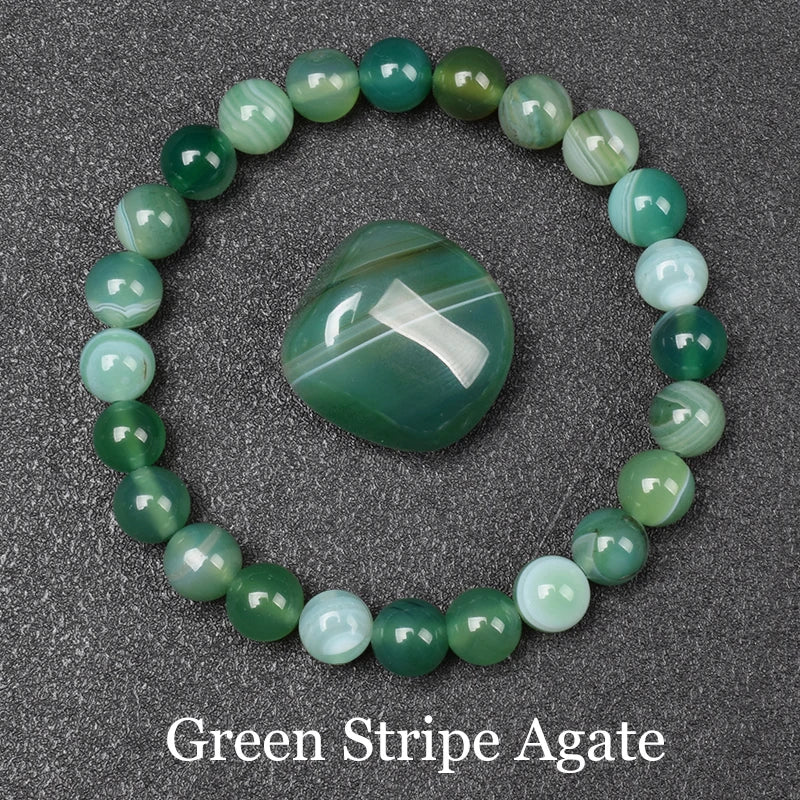 Natural Green Jades Bracelets Women Real Jades Stone