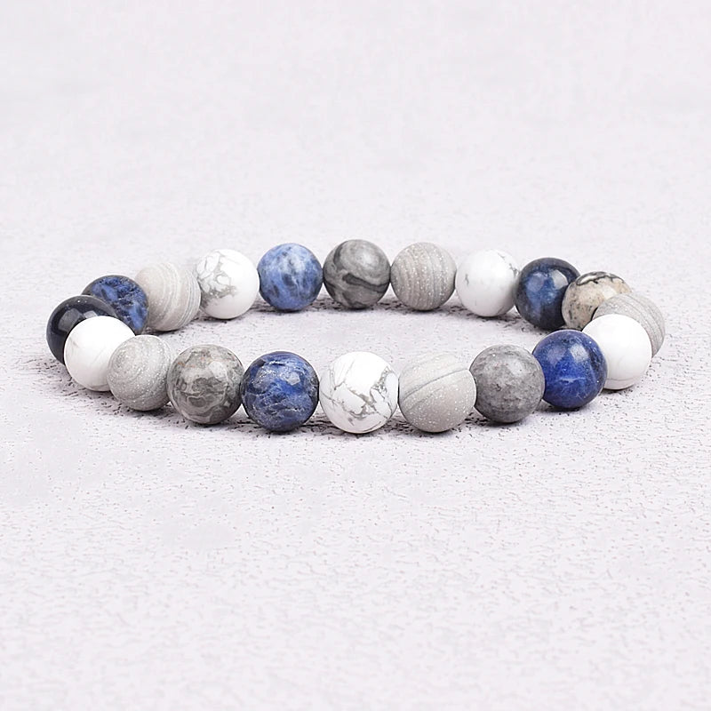 Natural Stones Beads Bracelets On Hand