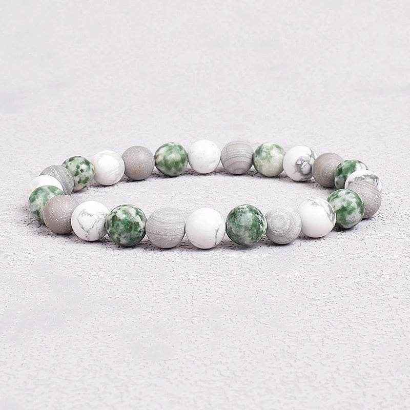 Natural Stones Beads Bracelets On Hand