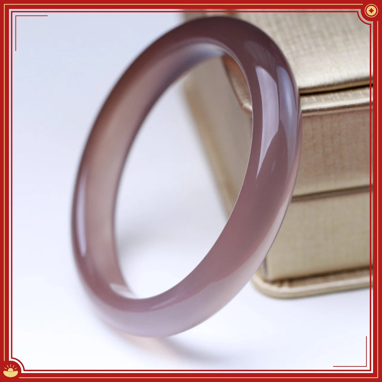 Natural Purple Jadeite Bangle – Myanmar Grade A Jade for Women