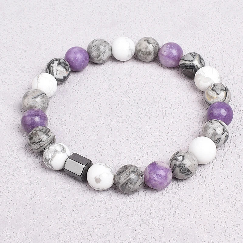 Natural Stones Beads Bracelets On Hand