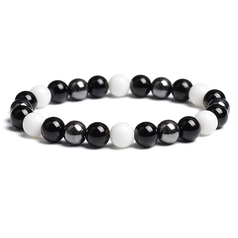 Triple Protection Bracelet Tiger Eye Black