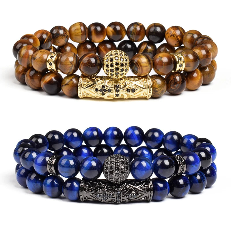 Tiger Eye Stone Beads Bracelet