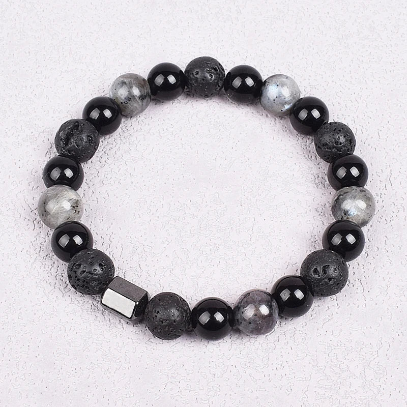Natural Stones Beads Bracelets On Hand