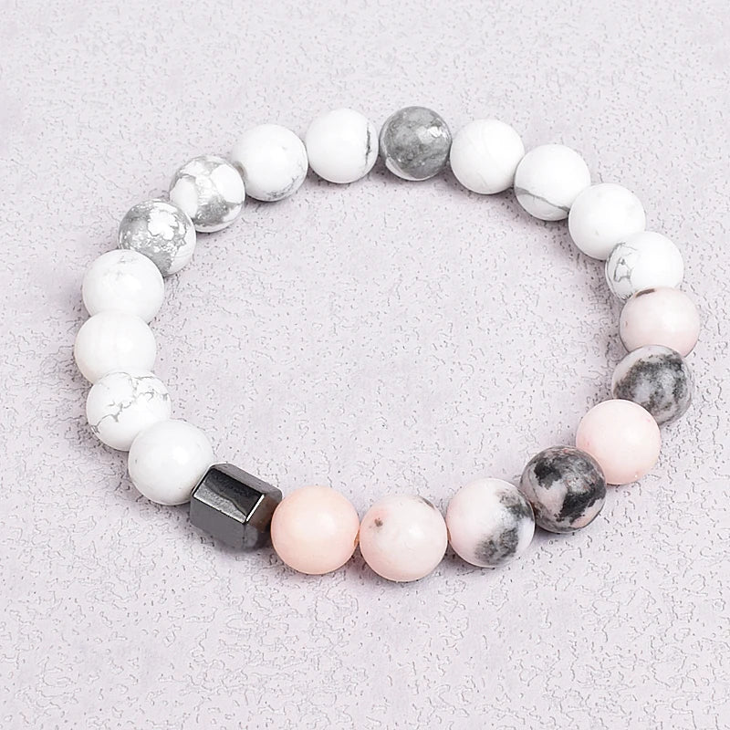 Natural Stones Beads Bracelets On Hand