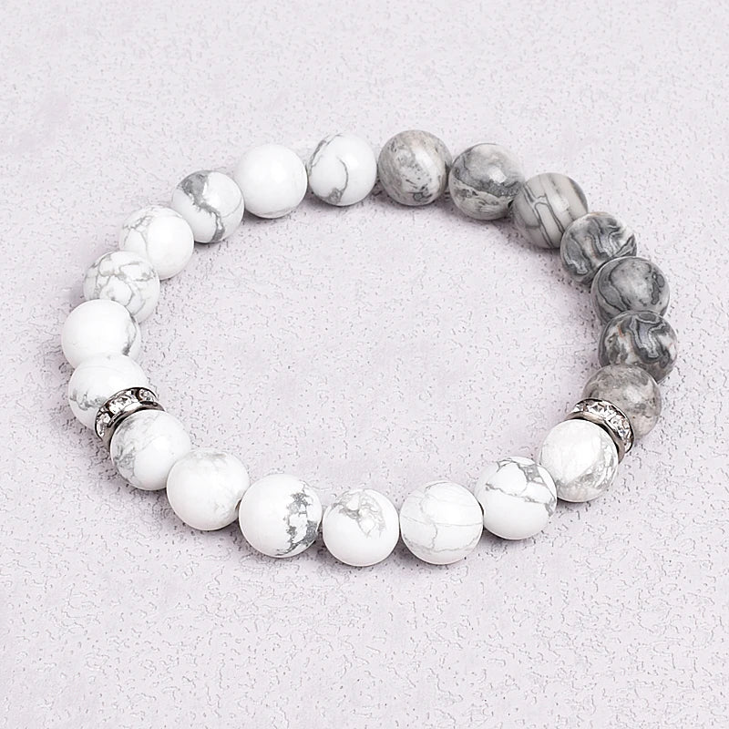 Natural Stones Beads Bracelets On Hand