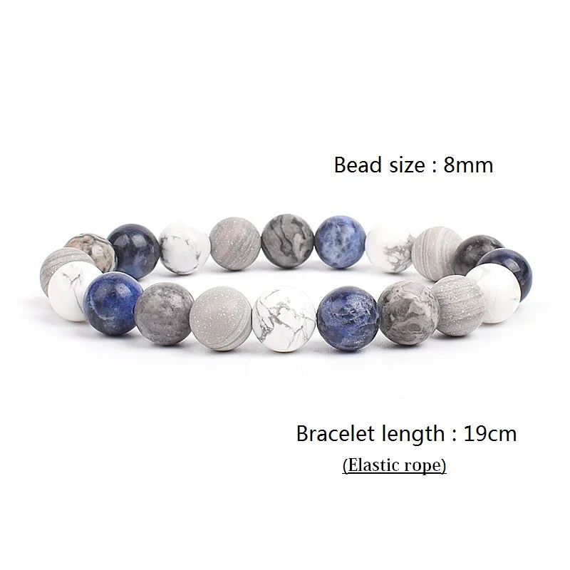Natural Stones Beads Bracelets On Hand