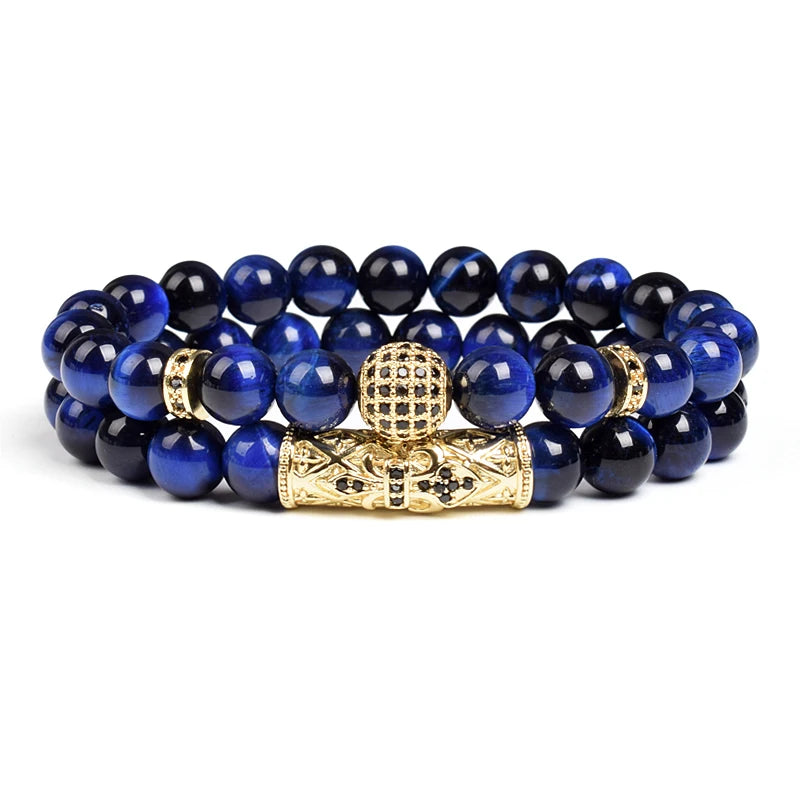 Tiger Eye Stone Beads Bracelet
