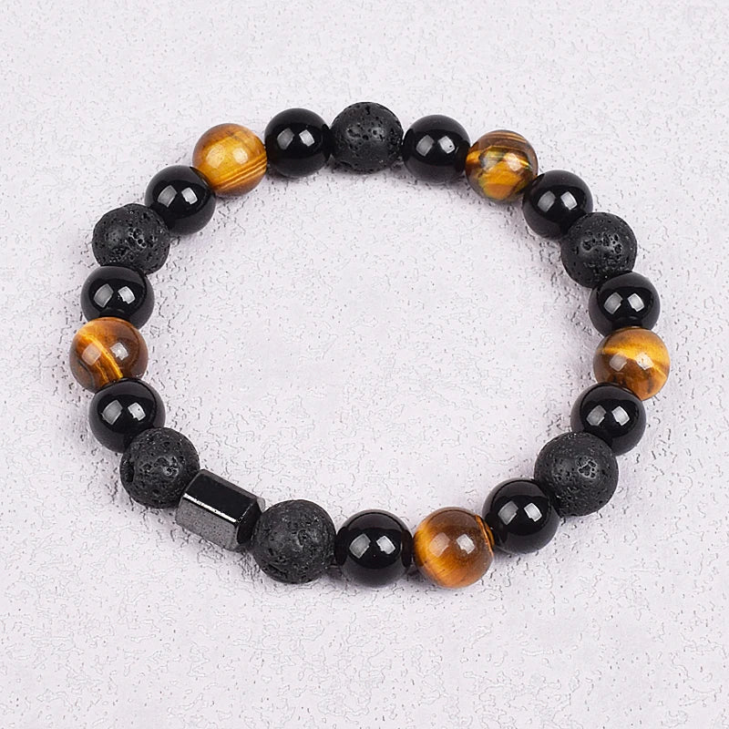 Natural Stones Beads Bracelets On Hand