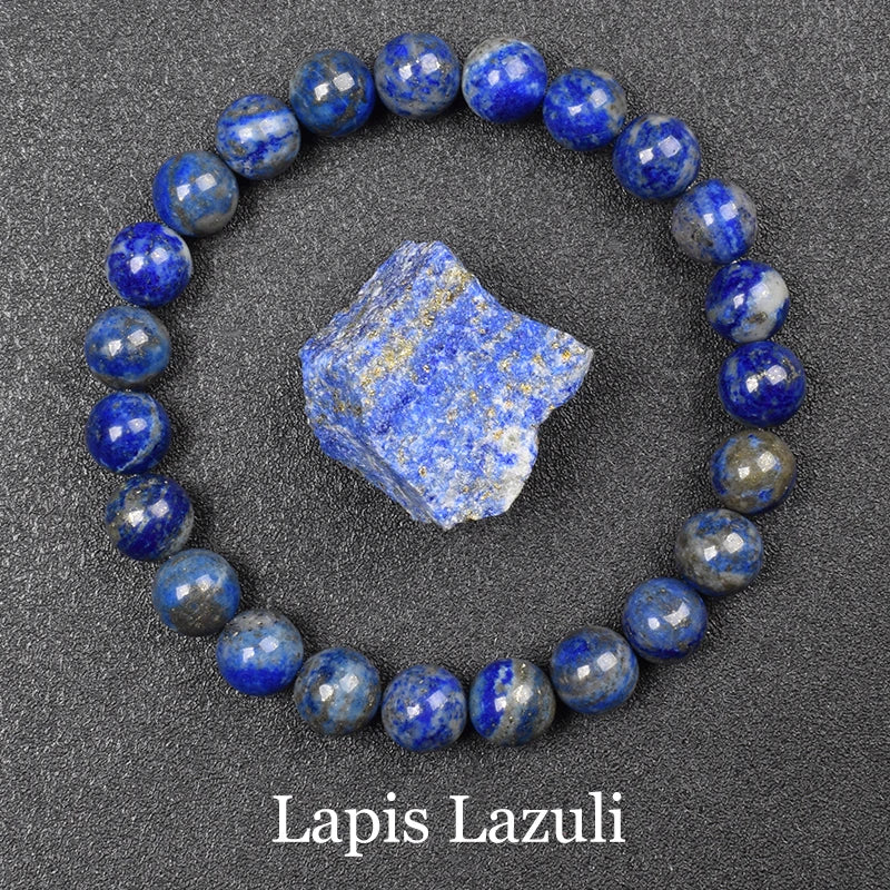 Natural Stone Pink Opal Beads Bracelet