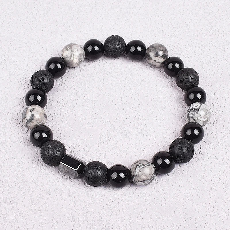 Natural Stones Beads Bracelets On Hand
