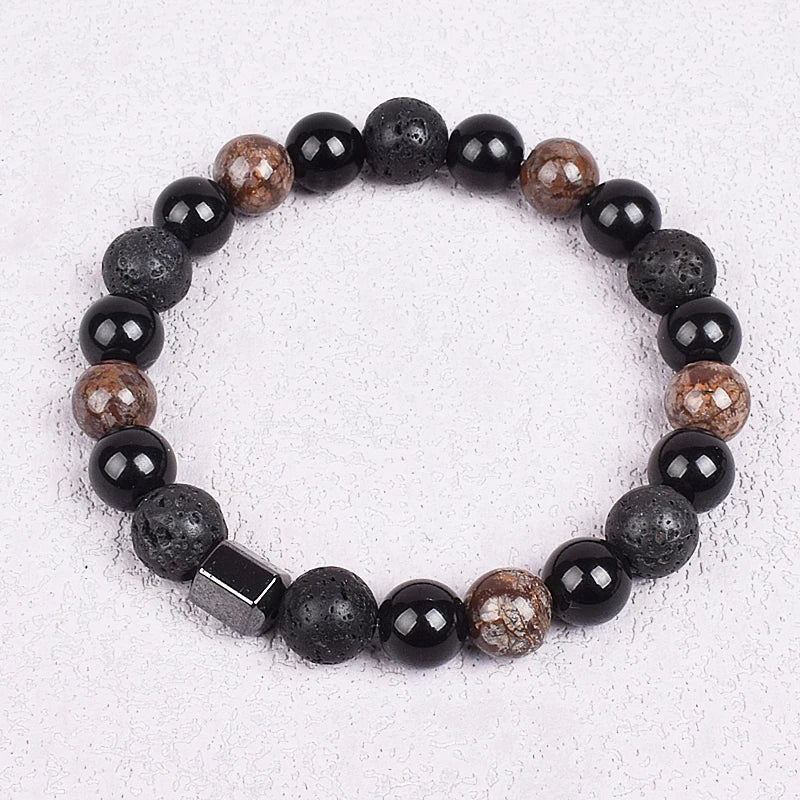 Natural Stones Beads Bracelets On Hand