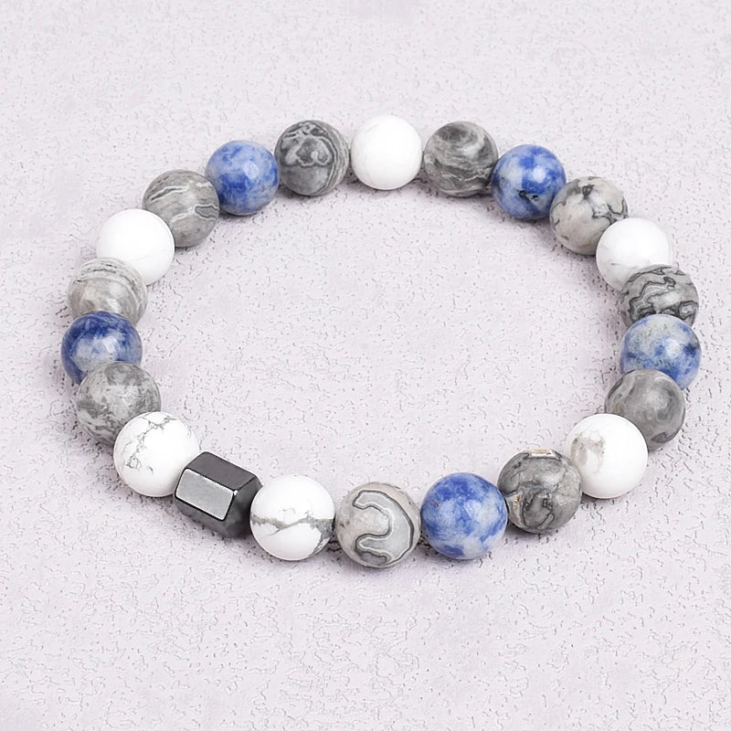 Natural Stones Beads Bracelets On Hand