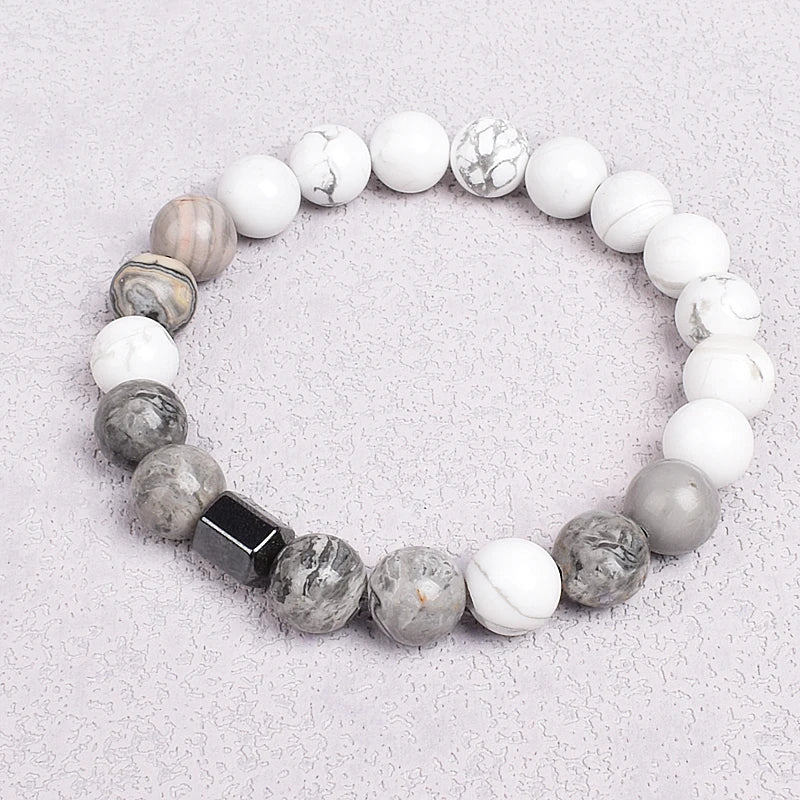 Natural Stones Beads Bracelets On Hand