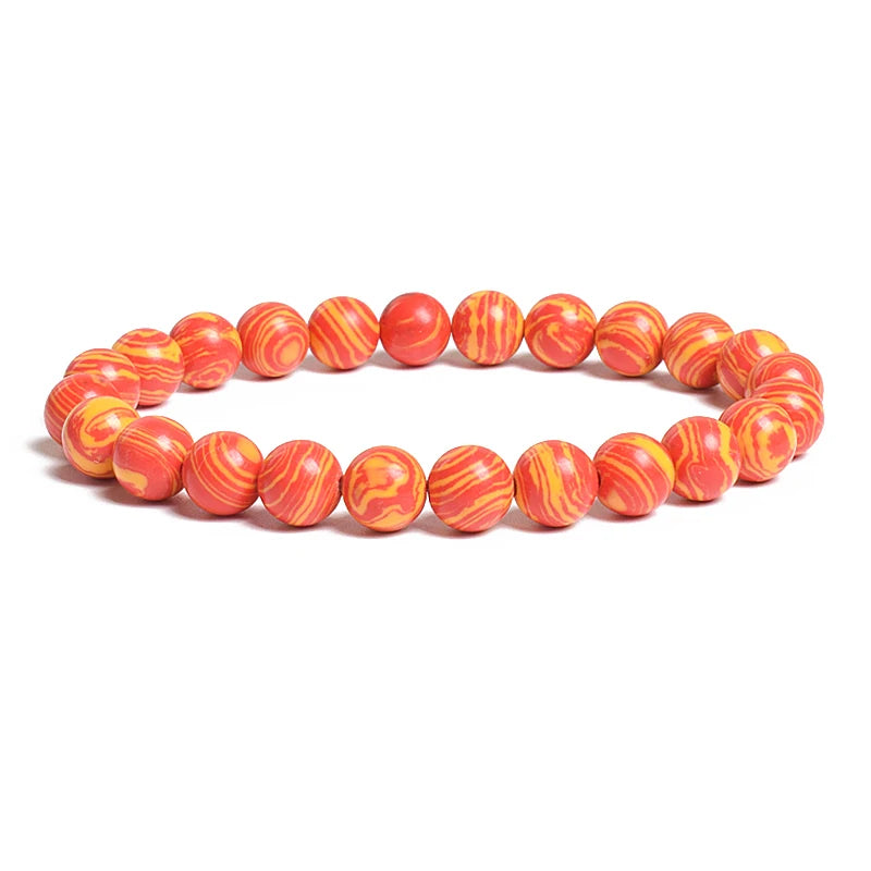 Natural Stone Beads Blue Malachite Bracelets