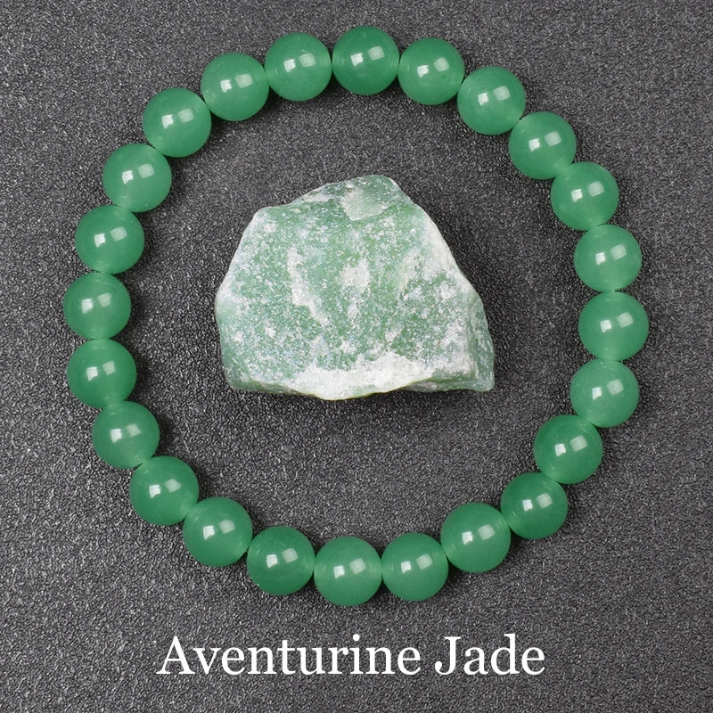 Natural Green Jades Bracelets Women Real Jades Stone