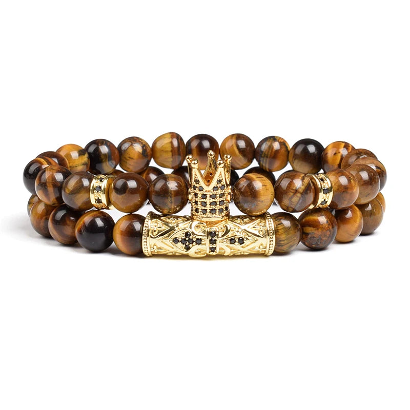 Tiger Eye Stone Beads Bracelet