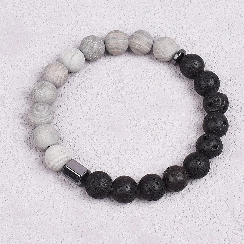 Natural Stones Beads Bracelets On Hand