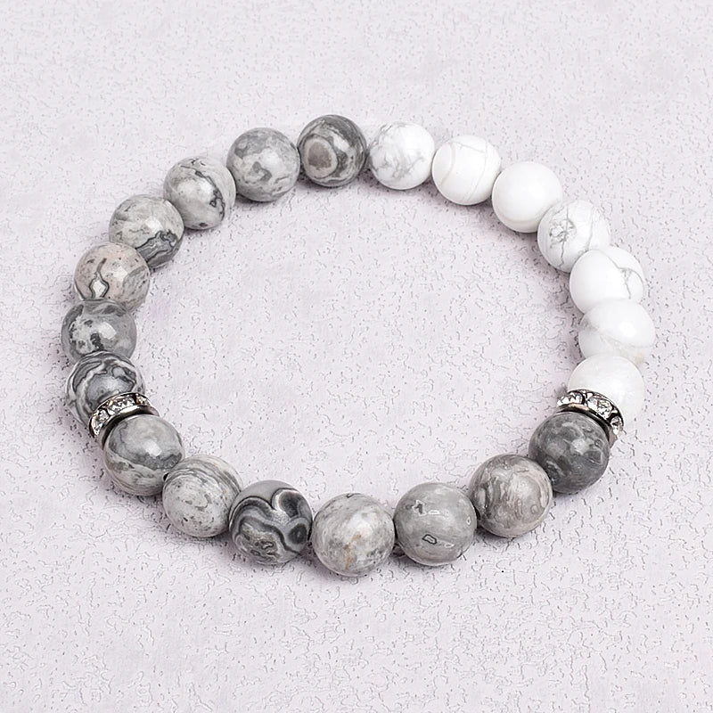 Natural Stones Beads Bracelets On Hand