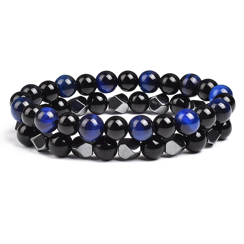 Irregular Hematite Bracelet Sets