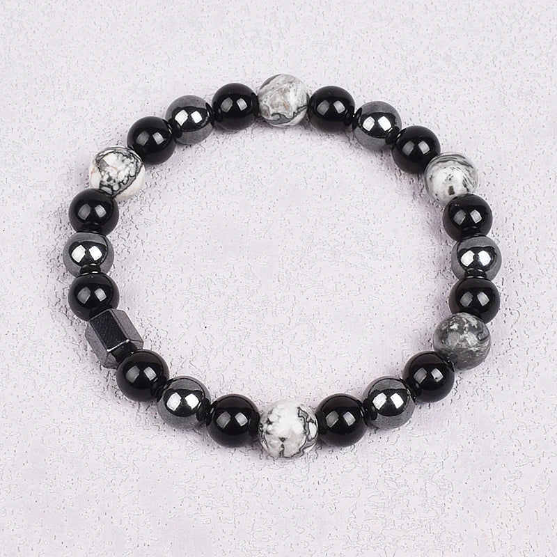 Natural Stones Beads Bracelets On Hand