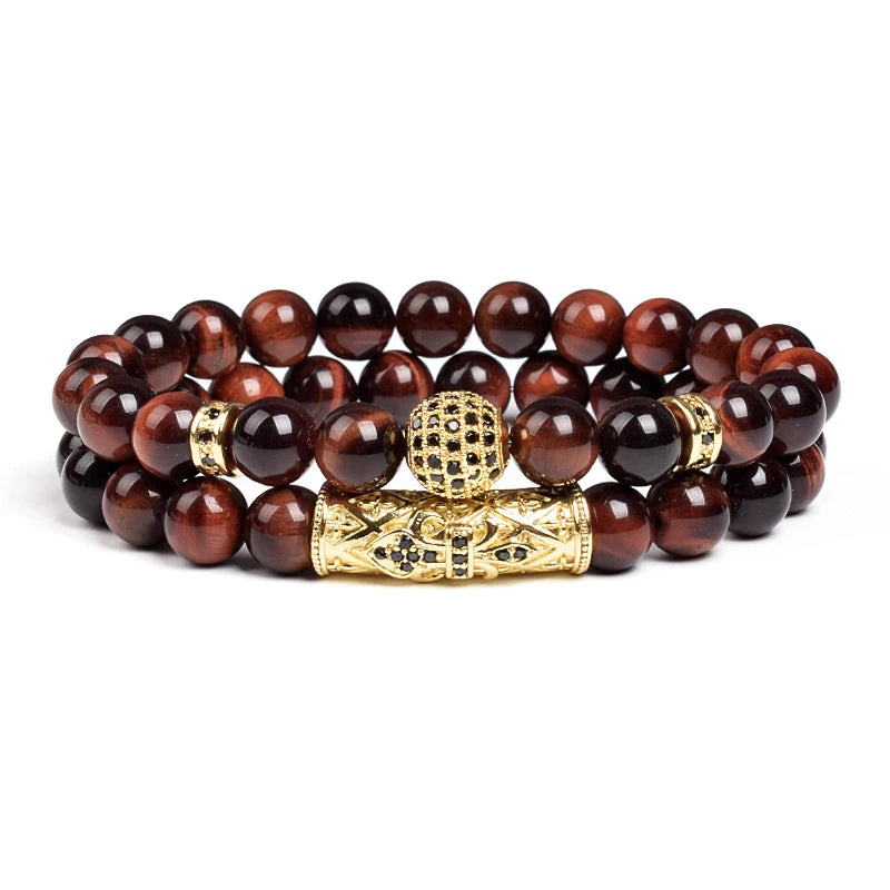 Tiger Eye Stone Beads Bracelet