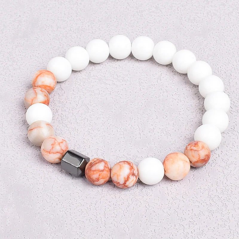 Natural Stones Beads Bracelets On Hand