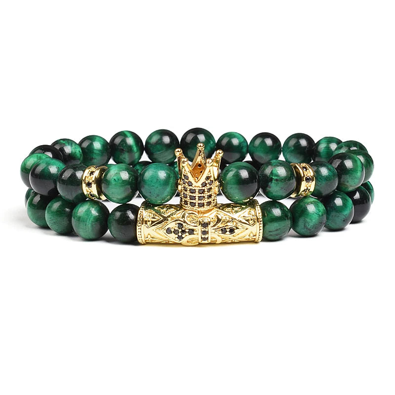Tiger Eye Stone Beads Bracelet