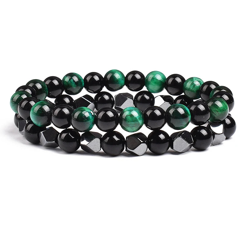 Irregular Hematite Bracelet Sets