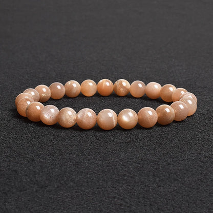 Natural Grey Labradorite Bracelets Flash Smooth