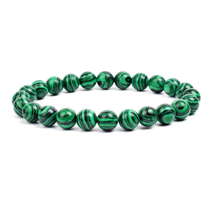 Natural Stone Beads Blue Malachite Bracelets