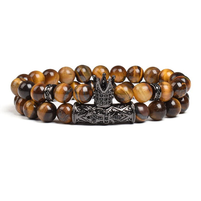 Tiger Eye Stone Beads Bracelet