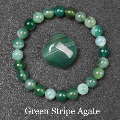 Natural Green Jades Bracelets Women Real Jades Stone