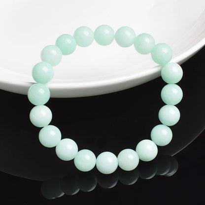 Natural Green Jades Bracelets Women Real Jades Stone