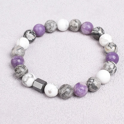 Natural Stones Beads Bracelets On Hand