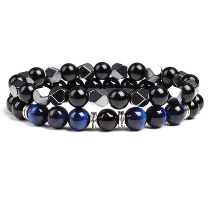 Irregular Hematite Bracelet Sets