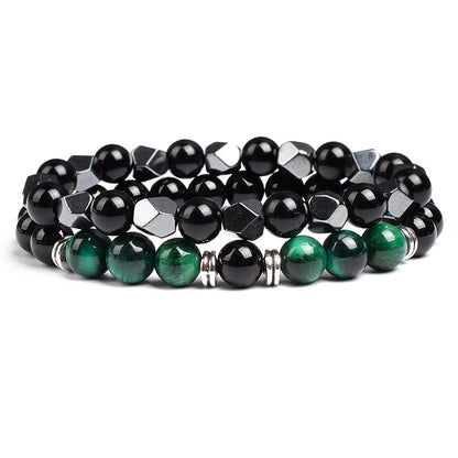 Irregular Hematite Bracelet Sets