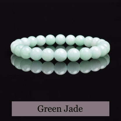 Natural Green Jades Bracelets Women Real Jades Stone
