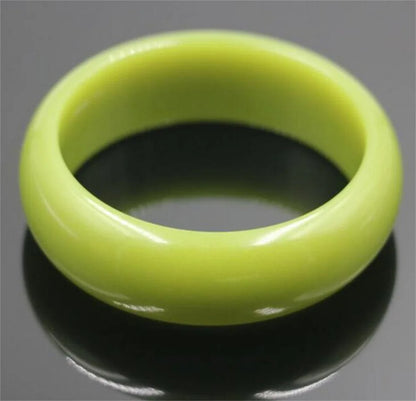 Natural Wide Fluorite Luminous Bracelet – 19–22mm Glow-in-the-Dark Gemstones