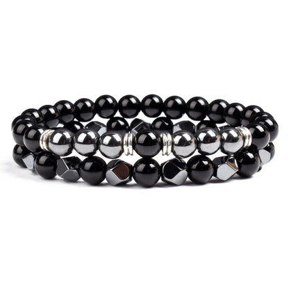Irregular Hematite Bracelet Sets
