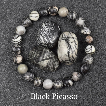 Natural Green Jades Bracelets Women Real Jades Stone