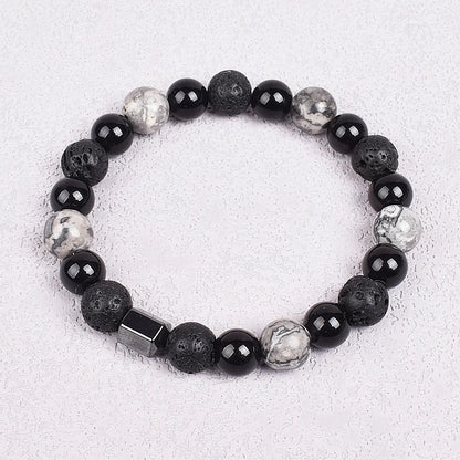 Natural Stones Beads Bracelets On Hand