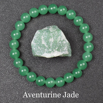Natural Green Jades Bracelets Women Real Jades Stone
