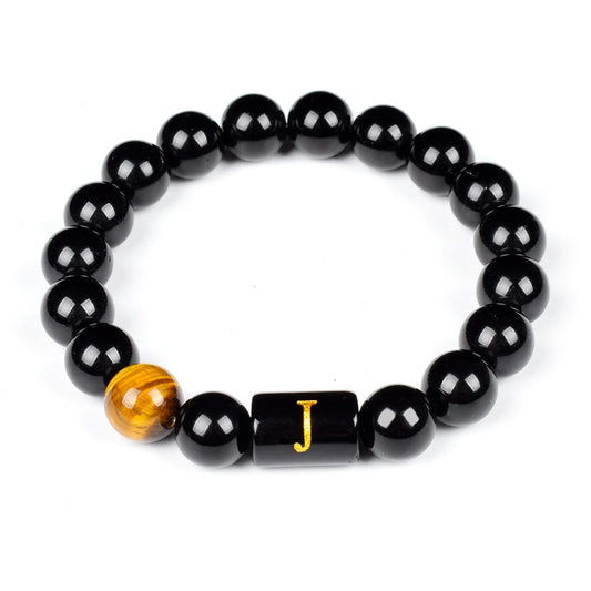 Initials Bracelets for Men Letter Link Handmade