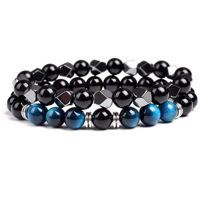 Irregular Hematite Bracelet Sets